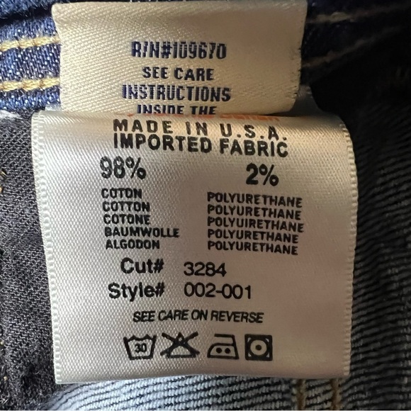 CITIZENS OF HUMANITY Denim Ingrid #002 Low Waist Flare Blue Jeans Size 28 - Picture 11 of 13